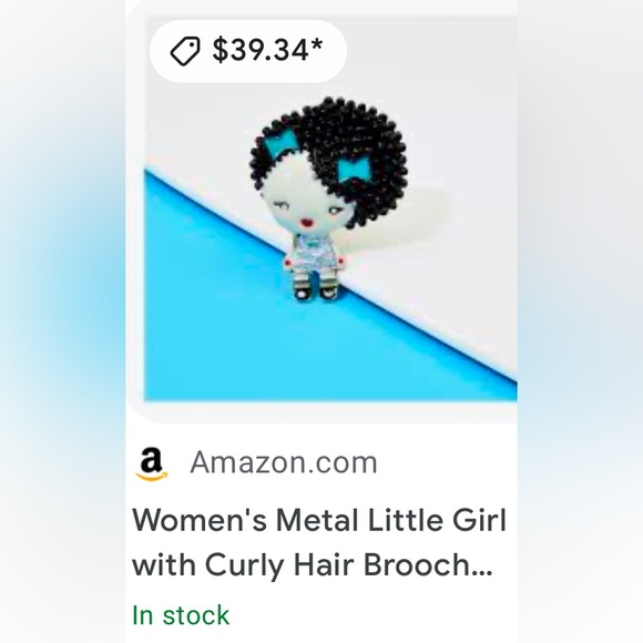 RARE Harajuku Lovers Bronze Gwen Stefani Baby Mirror Pendant Necklace NWT - Picture 9 of 10